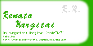 renato margitai business card